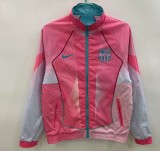2025-26 Mens Barcelona pink green Double sided Jacket Windbreaker