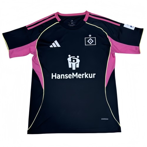 2025-26 Mens Hamburg SV Third away black Soccer Jersey