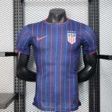 2025-26 Mens USA United States away Player version soccer Jersey