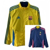 2025-26 Mens Barcelona blue yellow high-quality Jacket Windbreaker
