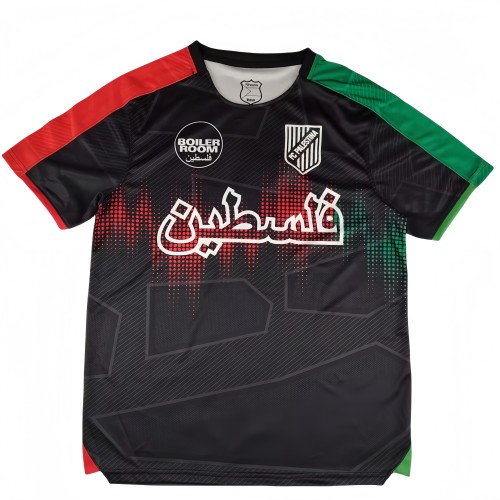 2025-26  Mens Palestine black new Soccer Jersey