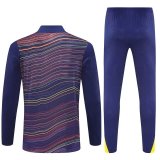 2025-26 Mens Barcelona blue Half pull  Training  suit