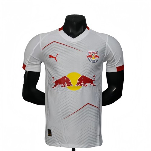 2025-26 Mens Red Bull Bragantino  white Player version soccer jersey (布拉甘红牛)