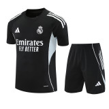 2025-26 Mens Real Madrid black Training Short Suit