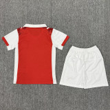 2025-26 Kids  Braga home red soccer jersey