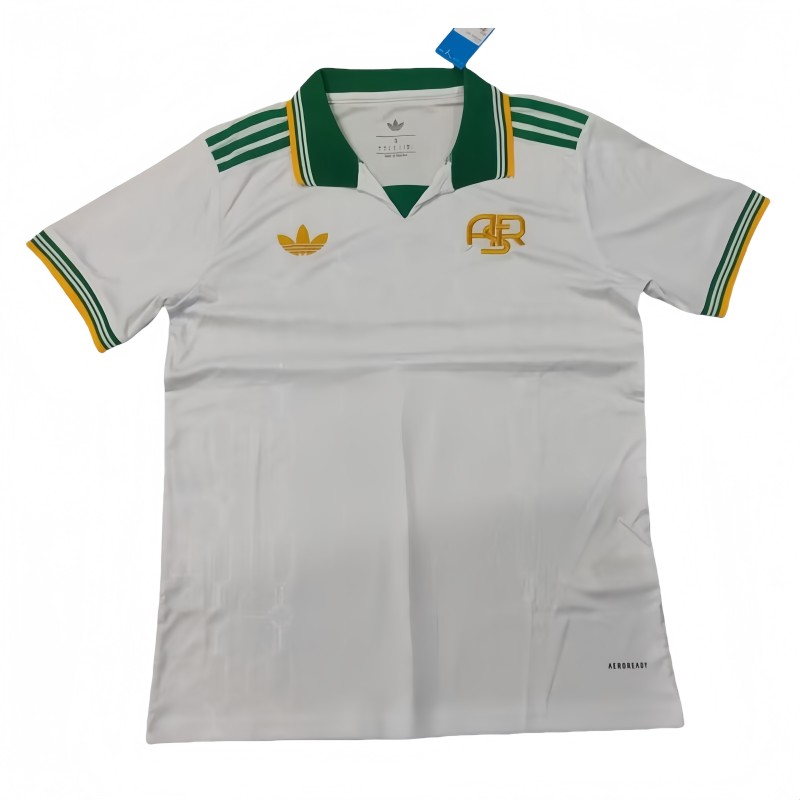 2025-26 Mens Roma Third away white soccer Jersey