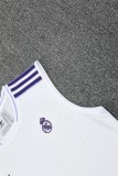 2025-26 Mens Real Madrid white vest Training Short Suit