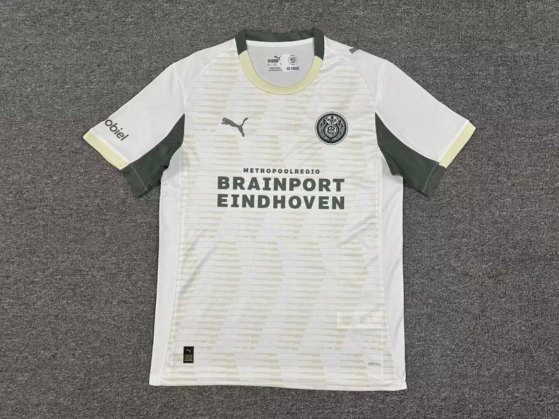 2025/26 Mens Eindhoven Third away white soccer jersey