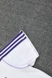 2025-26 Mens Real Madrid  white Training Short Suit