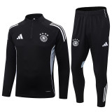 2025-26 Mens Germany black Half pull Training suit