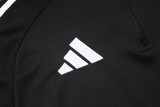 2025-26 Mens Germany black Half pull Training suit