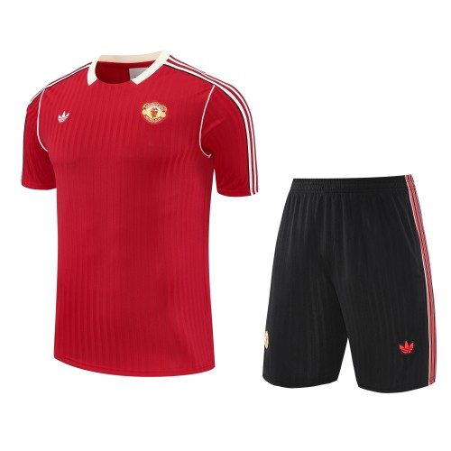 2025-26 Mens Manchester United red Short traning suit