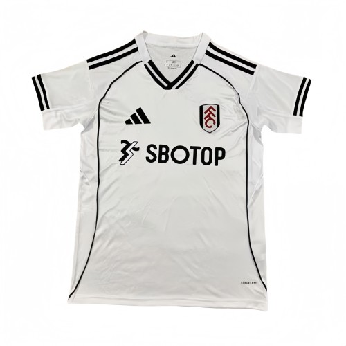2025-26 Mens Fulham new home white Fans Version Soccer Jersey