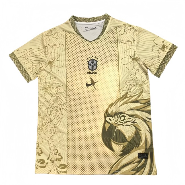 2025-26 Mens Brazil Special Edition yellow soccer jersey