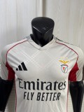 2025-26 Men's Benfica away yellow Player version soccer Jersey