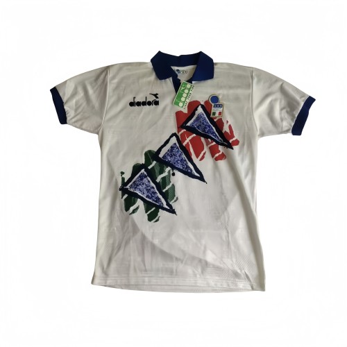 1994 Mens Retro Italy  Away soccer Jersey