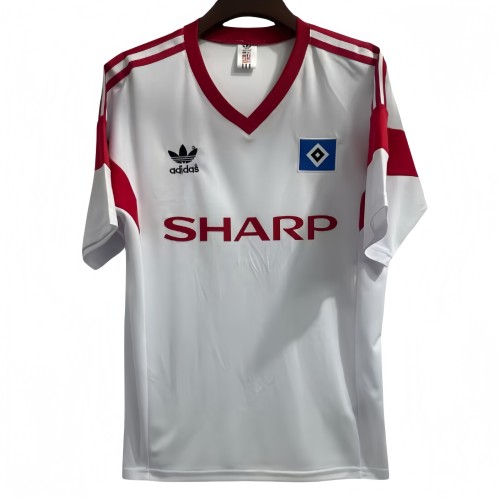 1988 Retro Mens Hamburg SV white Home Soccer Jersey