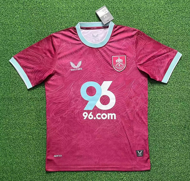 2025-26 Mens Burnley Home red Soccer Jersey