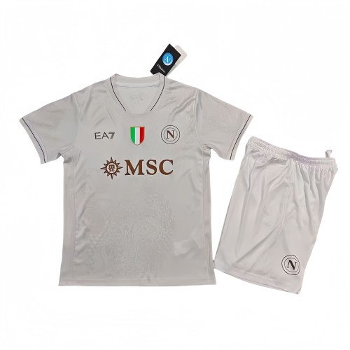 2025/26 KIDS Napoli away soccer Jersey