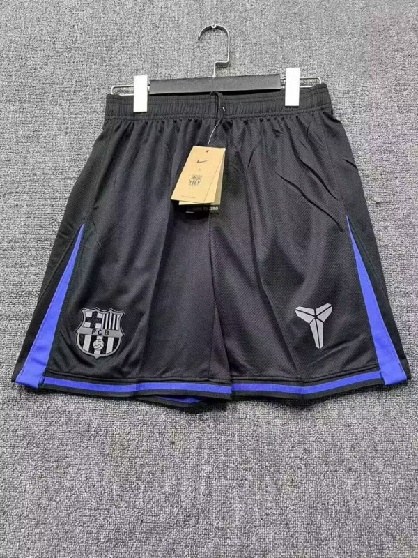 2025-26 Mens Barcelona away black Shorts Pants