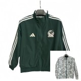 2025-26 Mens Mexico Green and white  Double sided windbreaker