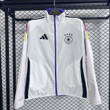 2025-26 Mens Germany white blue Double sided  windbreaker