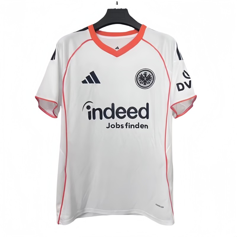2025-26 Mens Frankfurt  away white Soccer Jersey