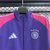 2025-26 Mens Germany white blue Double sided  windbreaker
