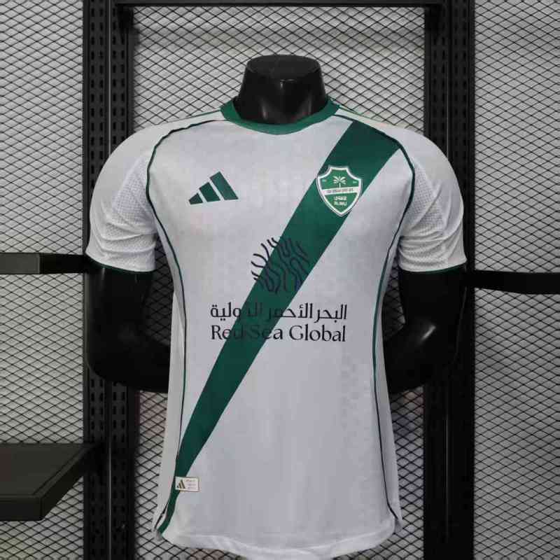 2025-26 Mens Al-Ahli Saudi  home white Player Special Edition soccer jersey