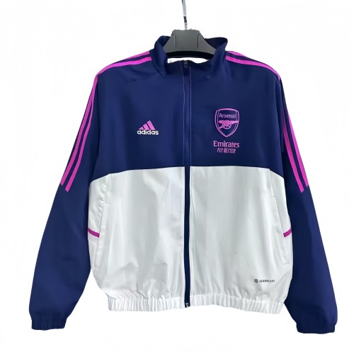 2025-26 Mens  Arsenal blue white windbreaker