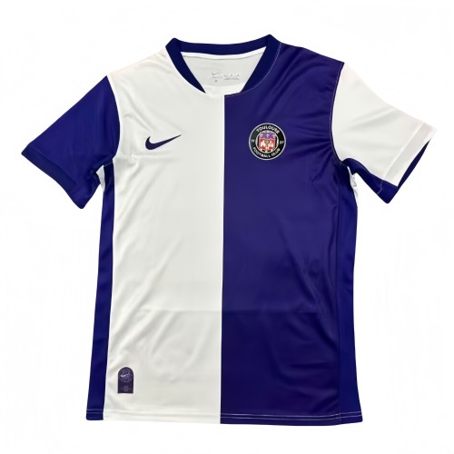 2025-26 Mens Toulouse FC Home blue white  Soccer Jersey