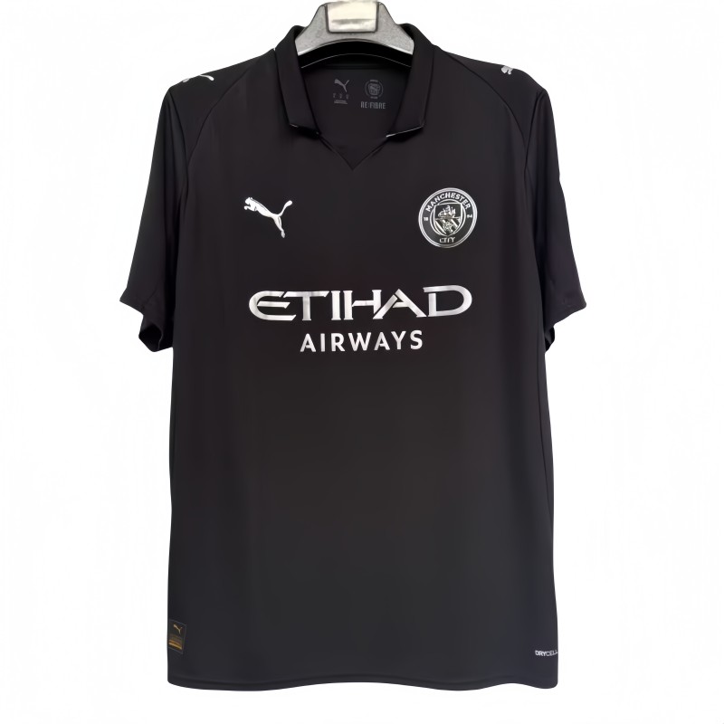 2025/26 Mens Manchester City black Fans soccer Jersey