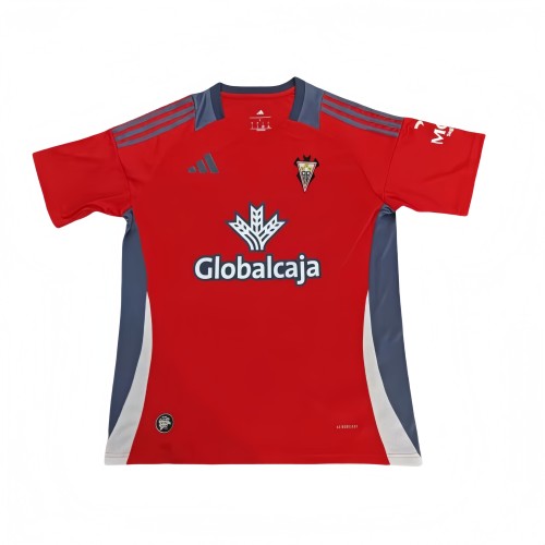 2025-26  Mens Albacete away red  soccer jersey