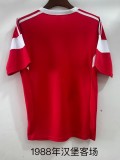 1998 Retro Mens Hamburg SV away red Soccer Jersey