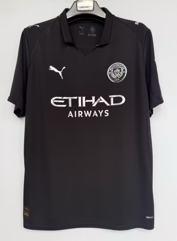 2025/26 Mens Manchester City black Fans soccer Jersey