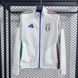 2025-26 Mens Italy white blue Double sided  windbreaker