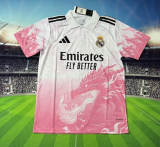 2025-26 Mens Real Madrid white pink Special Edition soccer Jersey