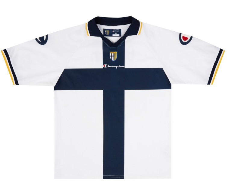 2005-06 Mens  Parma Calcio Retro home soccer Jersey