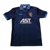 1995-96  Mens Aston Villa Retro Third away blue soccer Jersey