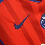 2025-26 Mens PSG 1:1 Third away red  Soccer Jersey