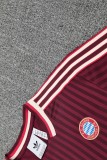 2025-26 Mens Bayern Munich maroon  Training Short Suit