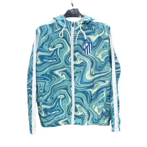 2025-26 Mens Atletico Madrid blue stripe  Windbreaker