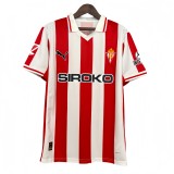 2025-26 Mens  Sporting Gijon Home soccer  Jersey