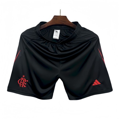 2025-26 Mens Flamengo Black Shorts Pants