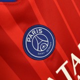 2025-26 Mens PSG 1:1 Third away red  Soccer Jersey