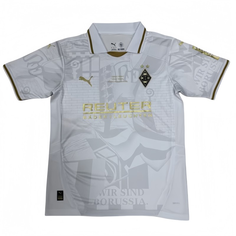 2025/26 Mens Monchengladbach Special Edition white soccer jersey