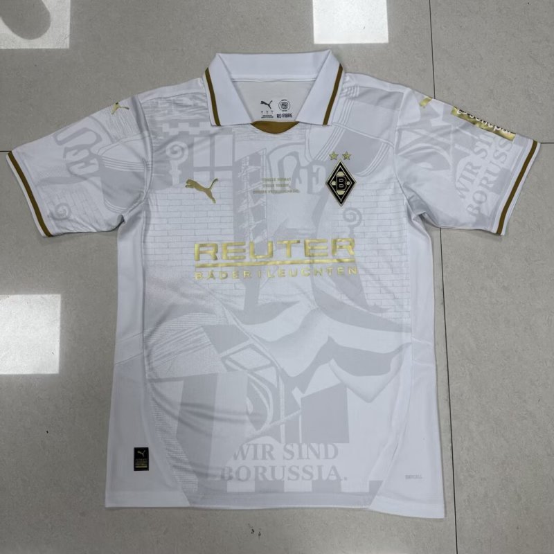 2025/26 Mens Monchengladbach Special Edition white soccer jersey
