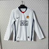 2017-18 Mens Manchester United Retro Away Jersey Long Sleeve socer jersey