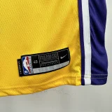 Lakers DONCIC #77 Yellow Top Quality Hot Pressing NBA Jersey