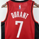 22-23 ROCKETS DURANT #7 Red Top Quality Hot Pressing NBA Jersey